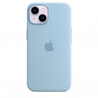 Чехол LUX Silicone Case на iPhone 14 Sky with MagSafe