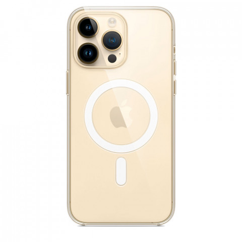 Чохол Silicone clear case with MagSafe для iPhone 14 Pro Max