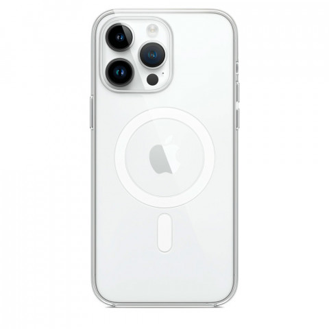 Чохол Silicone clear case with MagSafe для iPhone 14 Pro Max