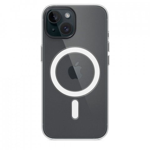 Чохол Silicone clear case with MagSafe для iPhone 15 Чохол Silicone clear case with MagSafe для iPhone 15