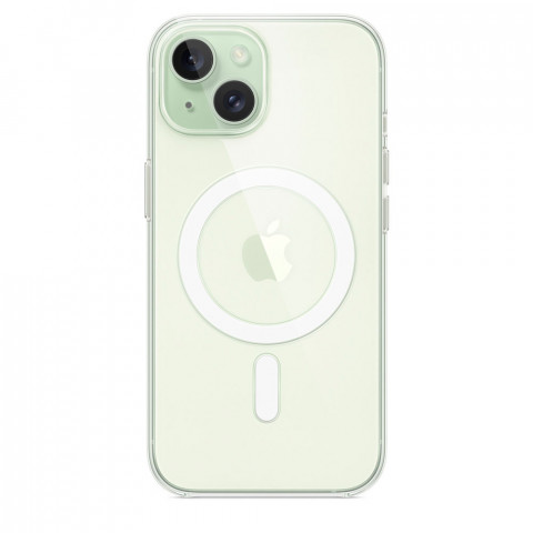 Чохол Silicone clear case with MagSafe для iPhone 15 Чохол Silicone clear case with MagSafe для iPhone 15