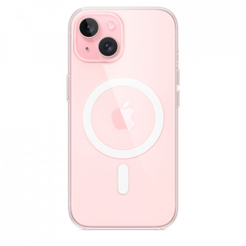 Чохол Silicone clear case with MagSafe для iPhone 15 Чохол Silicone clear case with MagSafe для iPhone 15