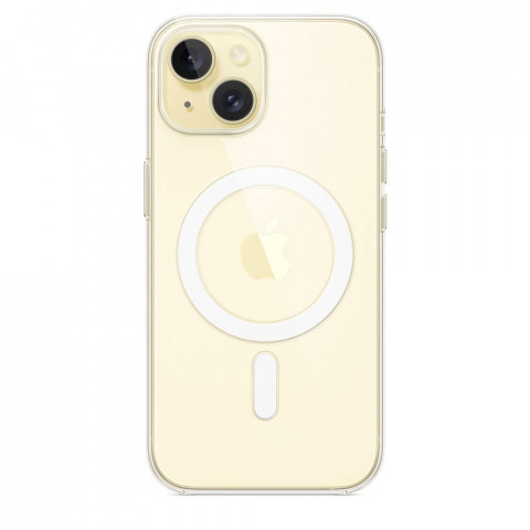 Чохол Silicone clear case with MagSafe для iPhone 15 Чохол Silicone clear case with MagSafe для iPhone 15