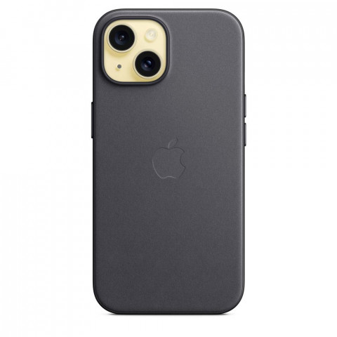 Чехол FineWoven Case with MagSafe для iPhone 15 Black