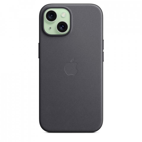 Чехол FineWoven Case with MagSafe для iPhone 15 Black