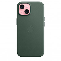 Чехол FineWoven Case with MagSafe для iPhone 15 Evergreen