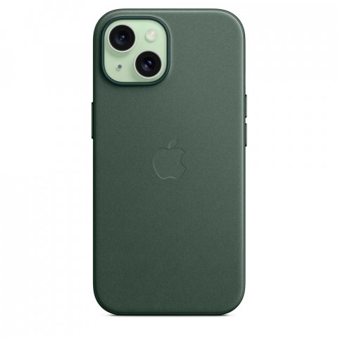 Чехол FineWoven Case with MagSafe для iPhone 15 Evergreen