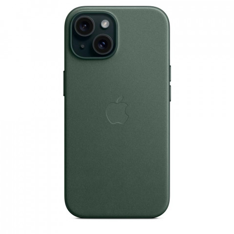 Чехол FineWoven Case with MagSafe для iPhone 15 Evergreen