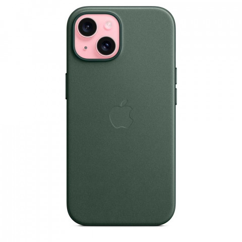 Чехол FineWoven Case with MagSafe для iPhone 15 Evergreen