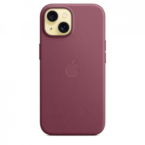 Чехол FineWoven Case with MagSafe на iPhone 15 Mulberry