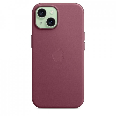 Чехол FineWoven Case with MagSafe на iPhone 15 Mulberry