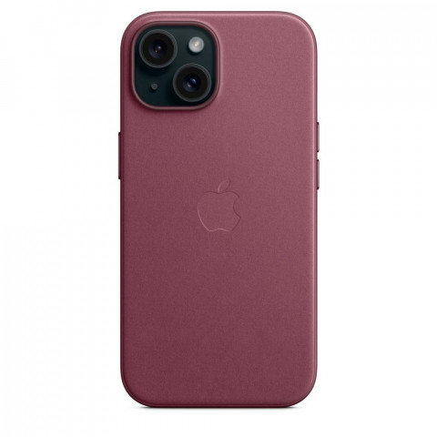 Чехол FineWoven Case with MagSafe на iPhone 15 Mulberry