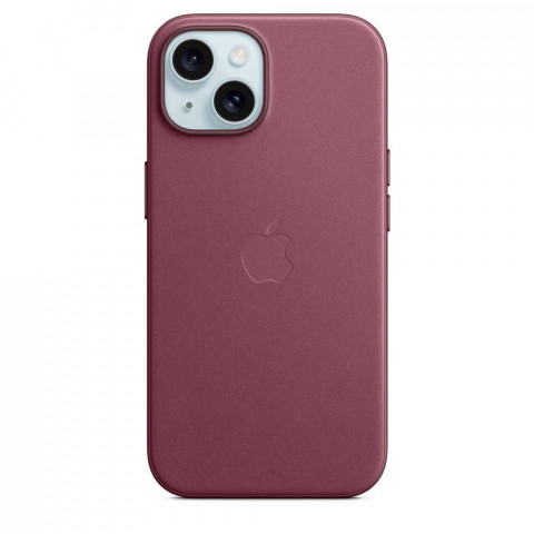 Чехол FineWoven Case with MagSafe на iPhone 15 Mulberry