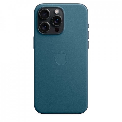 Чехол FineWoven Case with MagSafe на iPhone 15 Pro Pacific Blue