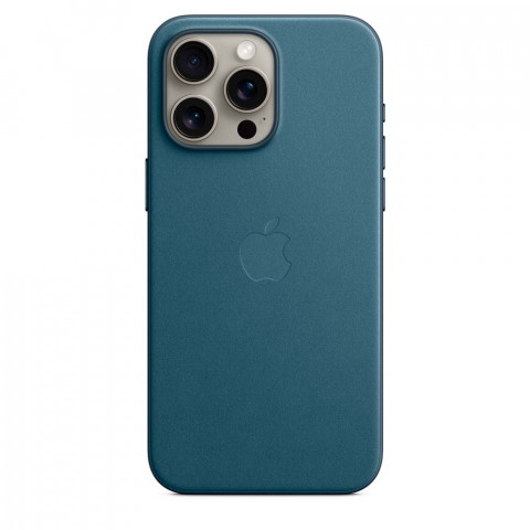 Чехол FineWoven Case with MagSafe на iPhone 15 Pro Pacific Blue