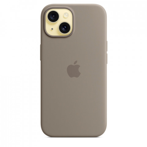 Чехол LUX Silicone Case на iPhone 15 Clay with MagSafe
