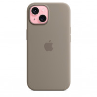 Чехол LUX Silicone Case на iPhone 15 Clay with MagSafe