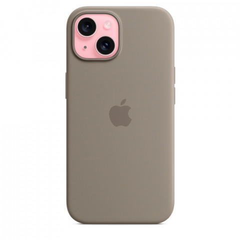 Чехол LUX Silicone Case на iPhone 15 Clay with MagSafe