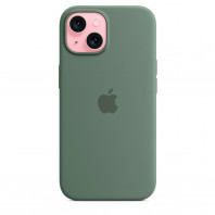 Чехол LUX Silicone Case для iPhone 15 Plus Cypress with MagSafe