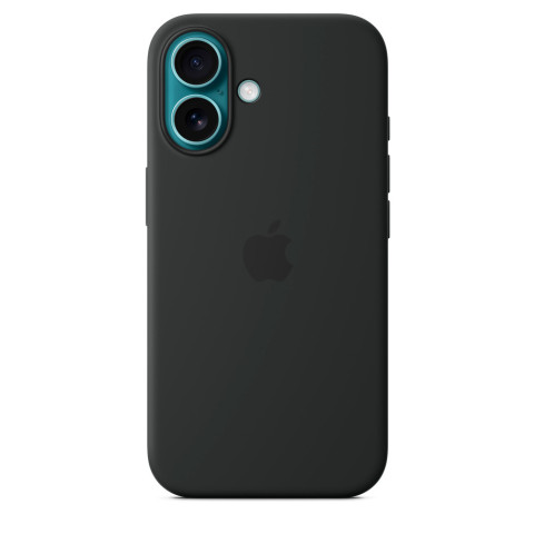 Чехол LUX Silicone Case на iPhone 16 Plus Black with MagSafe