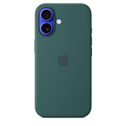 Чехол LUX Silicone Case на iPhone 16 Plus Lake Green with MagSafe