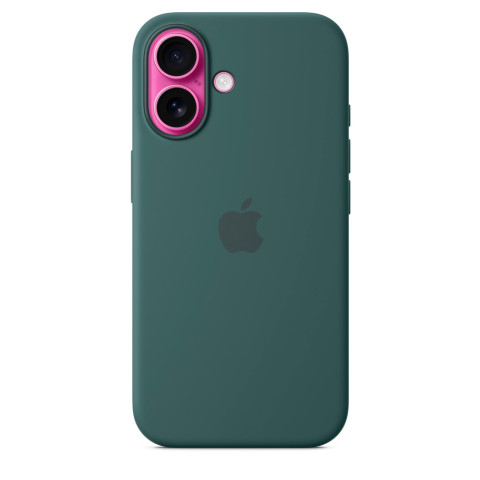Чехол LUX Silicone Case на iPhone 16 Plus Lake Green with MagSafe