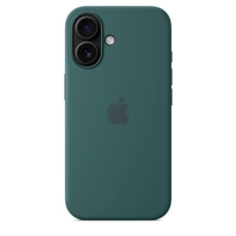 Чехол LUX Silicone Case на iPhone 16 Plus Lake Green with MagSafe