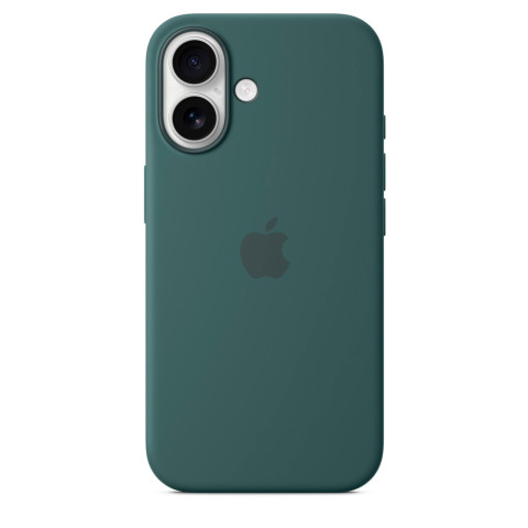 Чехол LUX Silicone Case на iPhone 16 Plus Lake Green with MagSafe