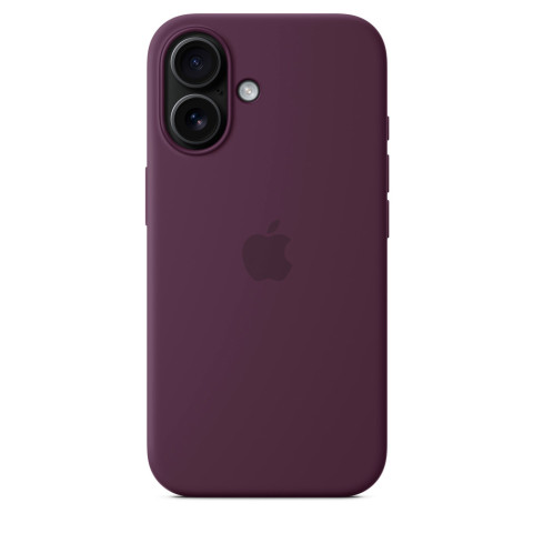 Чехол LUX Silicone Case на iPhone 16 Plus Plum with MagSafe