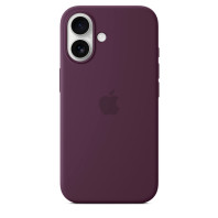 Чехол LUX Silicone Case на iPhone 16 Plus Plum with MagSafe