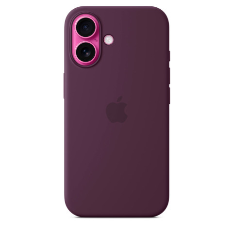 Чехол LUX Silicone Case на iPhone 16 Plus Plum with MagSafe