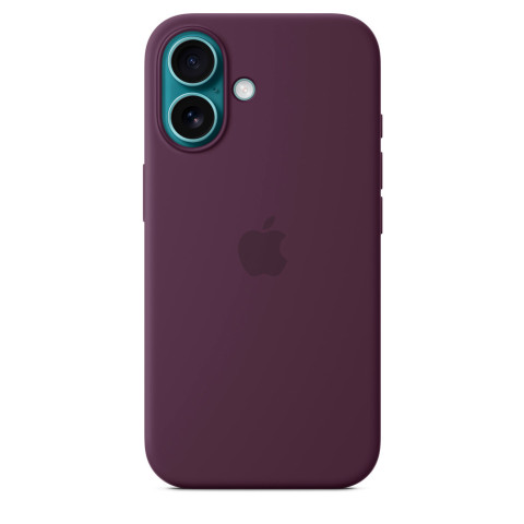Чехол LUX Silicone Case на iPhone 16 Plus Plum with MagSafe