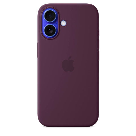 Чехол LUX Silicone Case на iPhone 16 Plus Plum with MagSafe