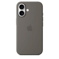 Чехол LUX Silicone Case на iPhone 16 Plus Stone Gray with MagSafe