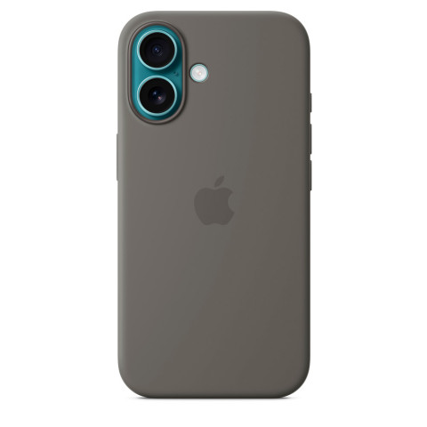 Чехол LUX Silicone Case на iPhone 16 Plus Stone Gray with MagSafe