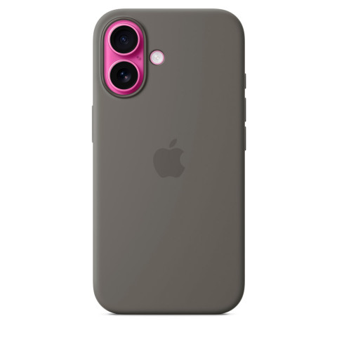 Чехол LUX Silicone Case на iPhone 16 Plus Stone Gray with MagSafe