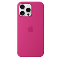 Чохол LUX Silicone Case на iPhone 16 Pro Fuchsia with MagSafe