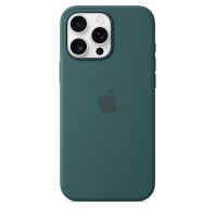 Чохол LUX Silicone Case на iPhone 16 Pro Lake Green with MagSafe