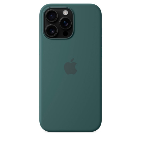Чохол LUX Silicone Case на iPhone 16 Pro Lake Green with MagSafe