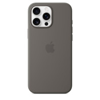 Чохол LUX Silicone Case на iPhone 16 Pro Stone Gray with MagSafe