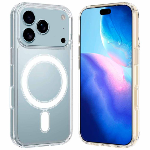 Чехол Silicone clear case with MagSafe для iPhone 17 Pro