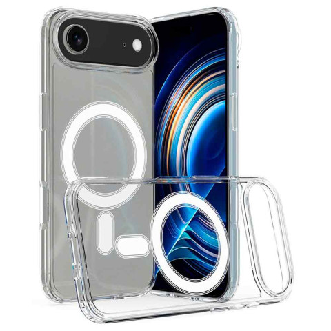 Чехол Silicone clear case with MagSafe для iPhone 17 Air Чехол Silicone clear case with MagSafe для iPhone 17 Air