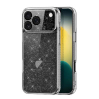 Чехол прозрачный с блестками для iPhone 17 Pro
