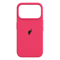 Чехол (copy) Full Silicone Case на Iphone 17 Pro Barbie pink black apple