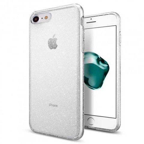 Чехол прозрачный с блестками для Iphone 7 Чехол прозрачный с блестками для Iphone 7