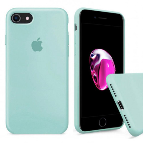 Чехол (copy) Full Silicone Case для Iphone 7 Sea blue