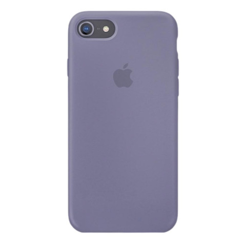Чехол (copy) Full Silicone Case на Iphone 7 Lavender grey