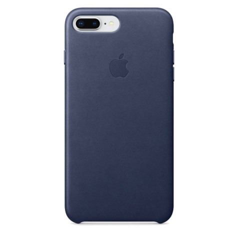 Чехол Leather Case на Iphone 8 Plus Midnight blue
