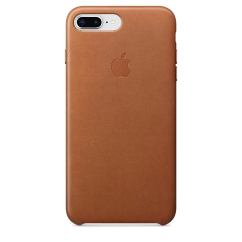 Чехол Leather Case для Iphone 8 Plus Saddle brown