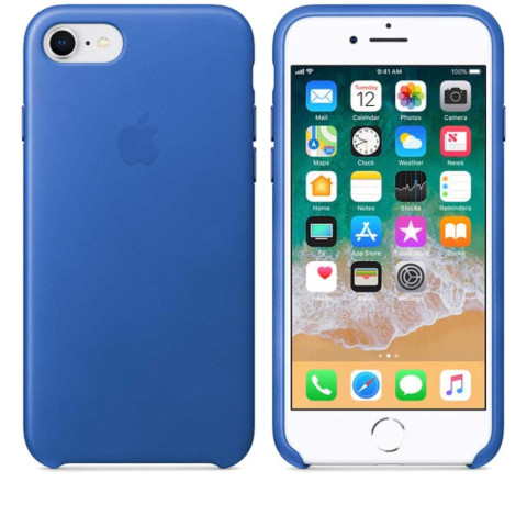 Чохол Leather Case на Iphone 7 Electric blue Чохол Leather Case на Iphone 7 Electric blue